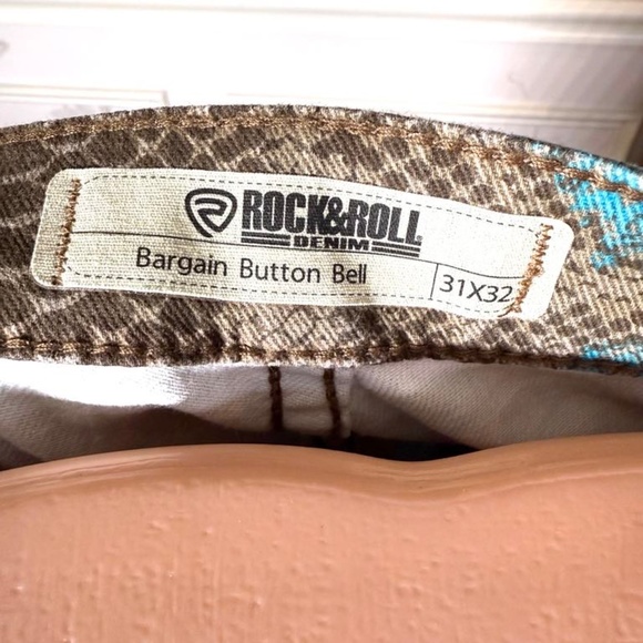 Rock & Roll Denim Snake Print Jean - Picture 11 of 11